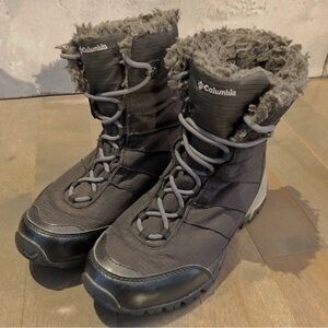 Columbia Women Black Waterproof Outdoor Snow Winter Boots. Women size US 7.5